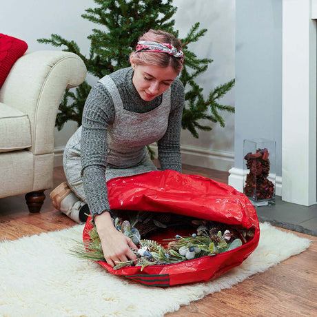 61cm Large Christmas Wreath Storage Bag