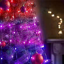 Assorted Christmas tree lights